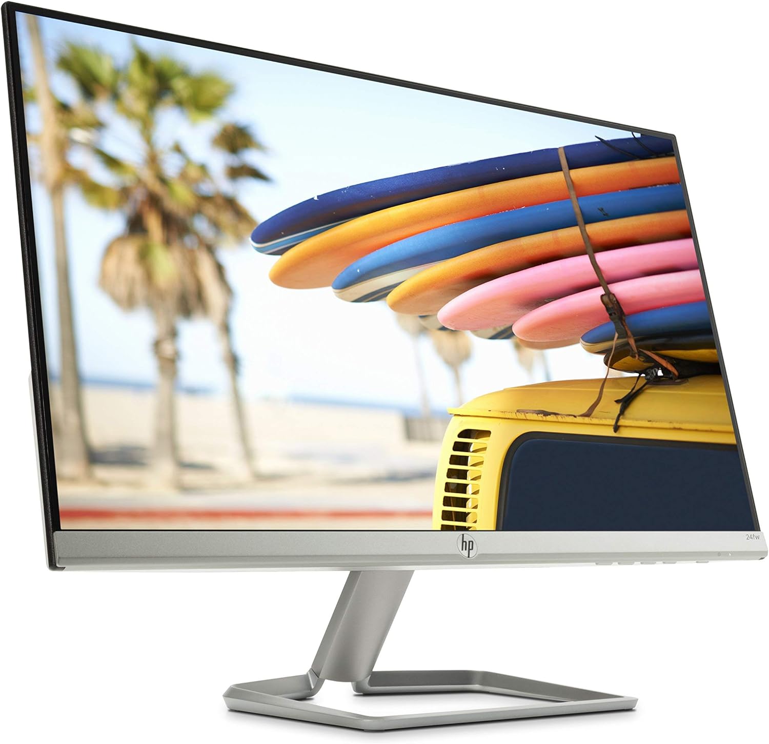 HP 24FW Display Monitor LED, 23.8 Inches, IPS,FHD, 1 HDMI,1 VGA, AMD FREEYSNC, White - CaveHubs