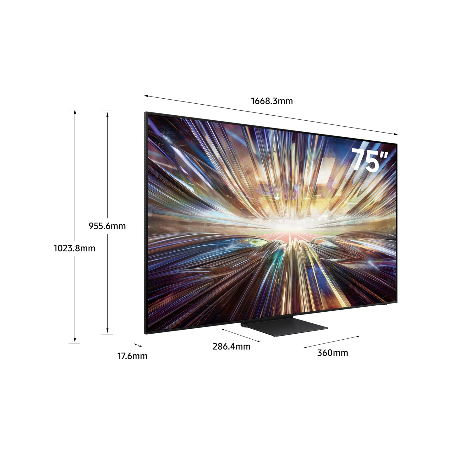 Samsung 55 Inch TV Crystal UHD Crystal Processor 4K Hub - UA55CU7000UXZN (2023 Model)