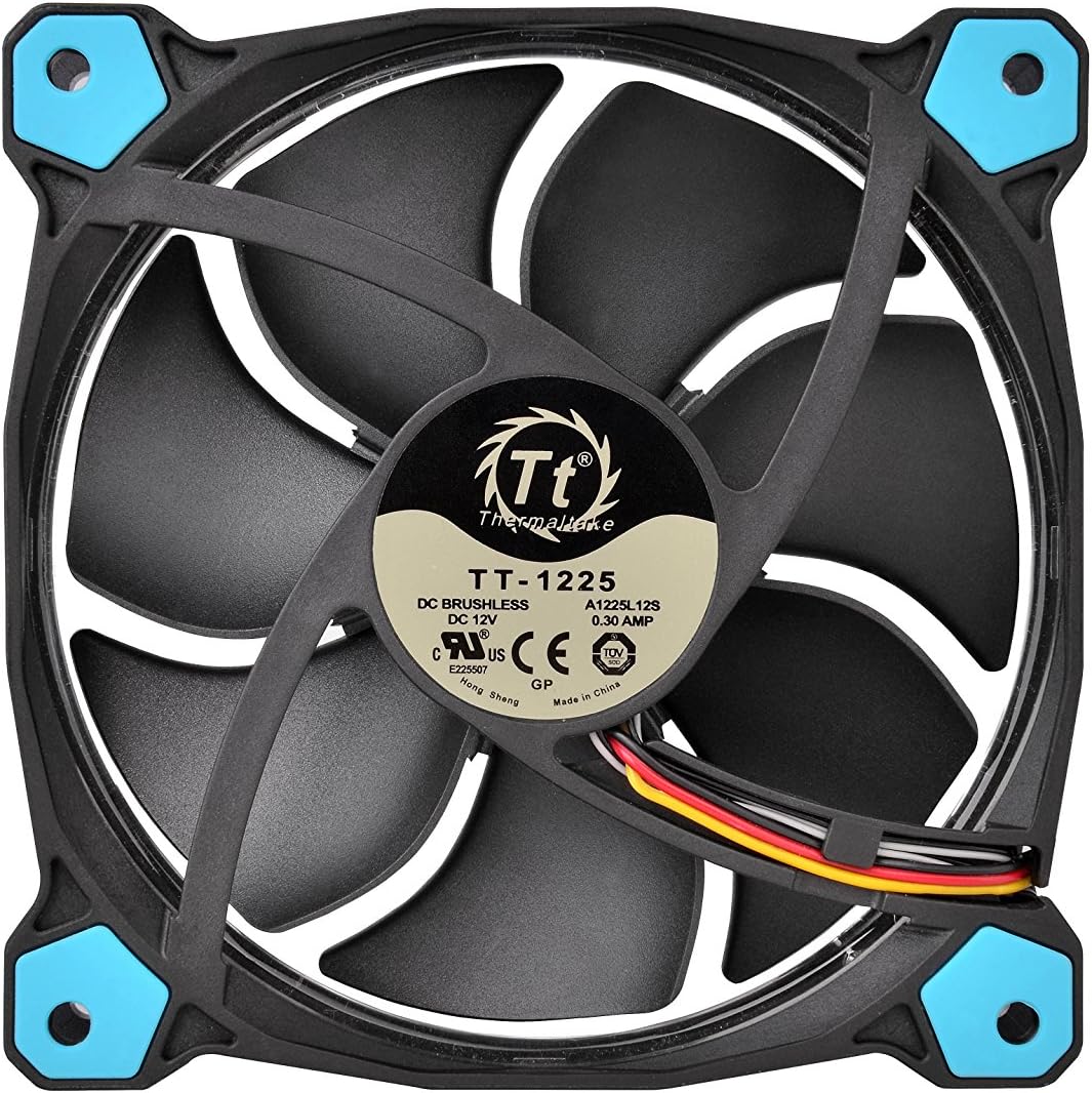 Thermaltake Ring 14 High Static Pressure 140mm Circular Ring Case/Radiator Fan With Anti-Vibration Mounting System Cooling Cl-F039-PL4Wt-A White