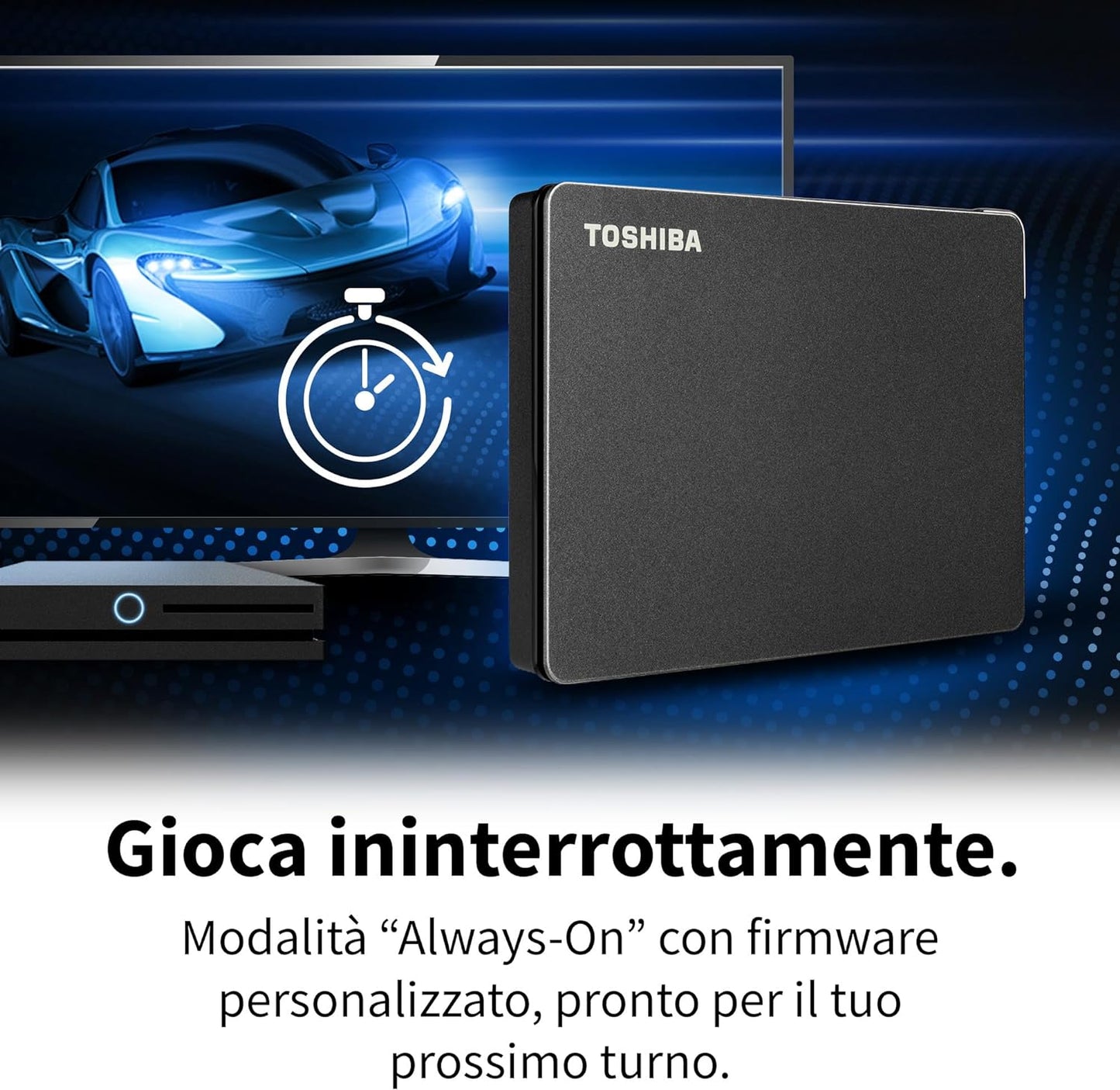 Toshiba Canvio Partner 2TB Portable 2.5’’ External Hard Drive, USB 3.2, Mac & Windows compatible. Xbox, PS4