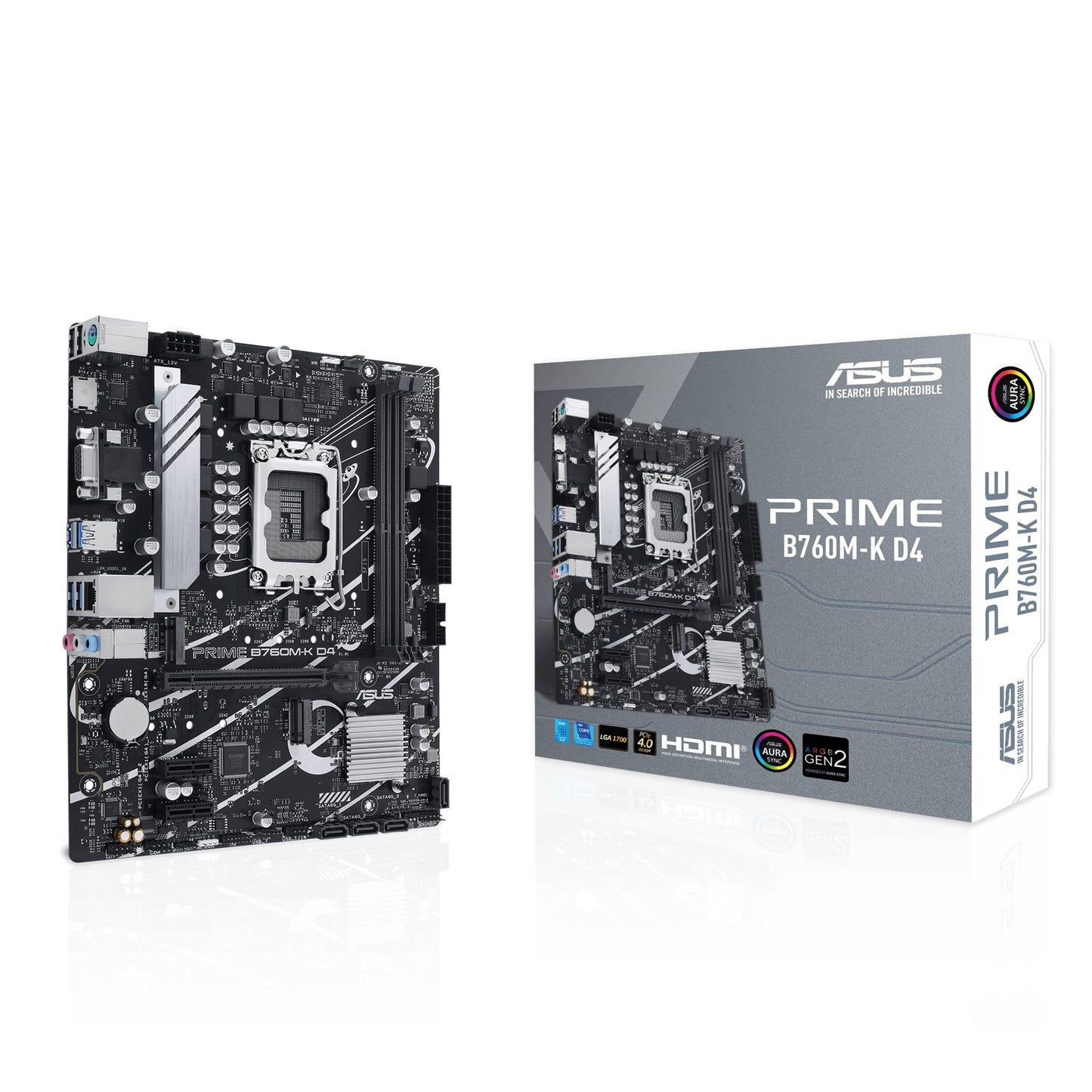 ASUS PRIME B760MK D4 Intel B760 LGA 1700 micro ATX