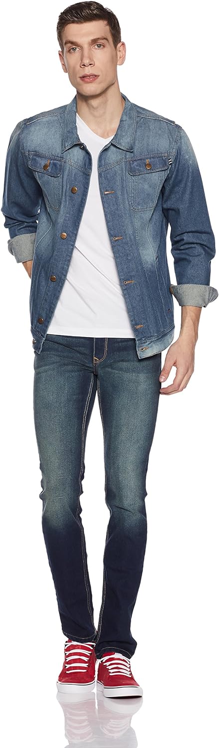 DIVERSE Men's Slim Fit Jeans