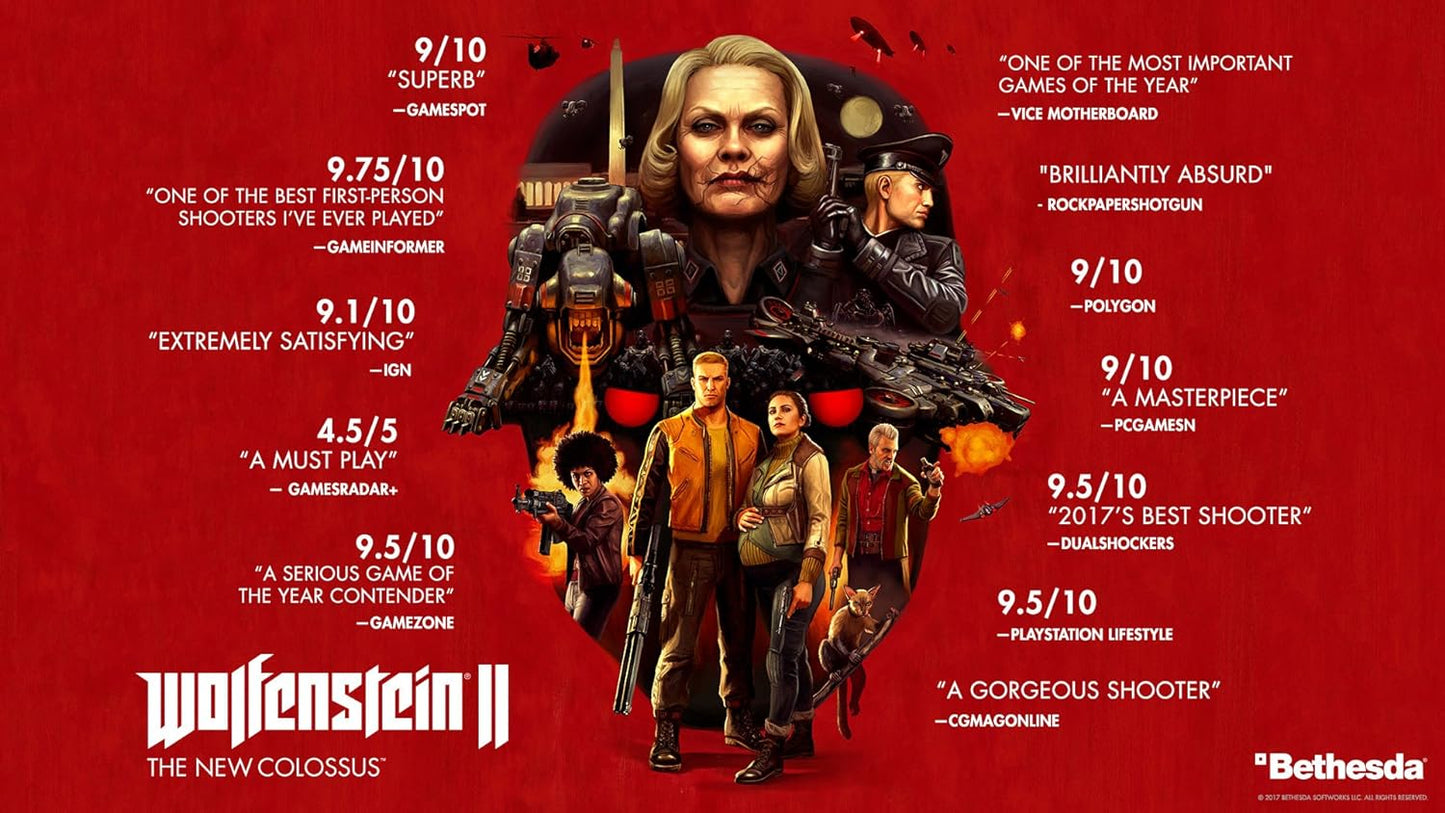 Bethesda Wolfenstein II: The New Colossus (OZ) Game for Xbox One