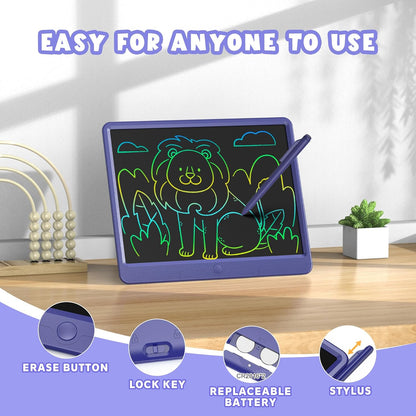 TUGAU LCD Writing Tablet 21 Inch Drawing Tablet Electronic Doodle Board Writing Pad, Erasable Electronic Drawing Pads Monochrome Screen Drawing Board with Stylus Memo Board for Home, School, Office