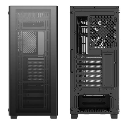 Deepcool MID TOWER CASE CG560 Side window Black MidTower Power supply included No