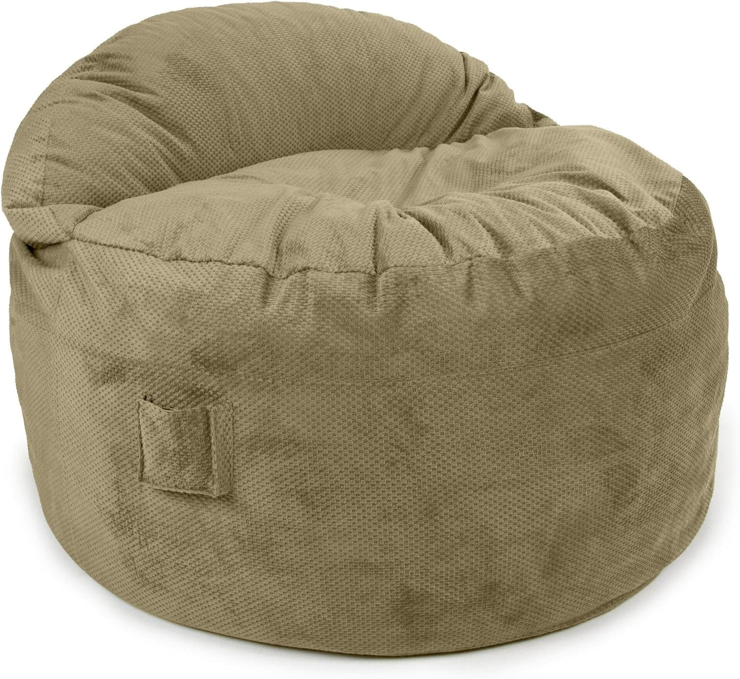 CordaRoy's NEST Gaming Bean Bag Chair - Convertible Bean Bag Chair & Bed - Washable Chenille Cover with Pockets for Remote, Controllers - for Living Room, Game Room, Basement - Full Size - Charcoal