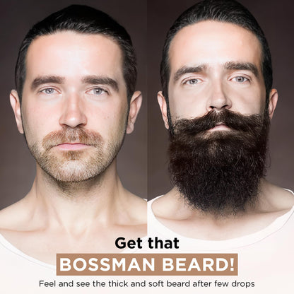 Bossman Brands Beard Oil 2oz All Natural Oils with Essential Oil Scent (Stagecoach)