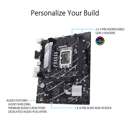 ASUS PRIME B760MK D4 Intel B760 LGA 1700 micro ATX