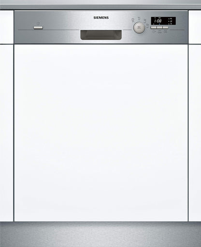 Siemens 12 Place Settings Semi Integrated Dishwasher,German Engineering, 3 Years Warranty, White, Sn54D500Gc