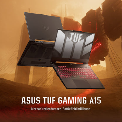 AsUS Tuf Dash A15 Gaming Fa507Rc-Hn018W (Jaeger Gray) Laptop, R7-6800H 16Gb 512Gb Ssd, Nv Rtx3050, Win11 Home, 15.6" Fhd 1920X1080 16:9 144Hz, Hd Webcam, Backlit-Rgb-Eng-Arb-Kb (Upgraded) - CaveHubs