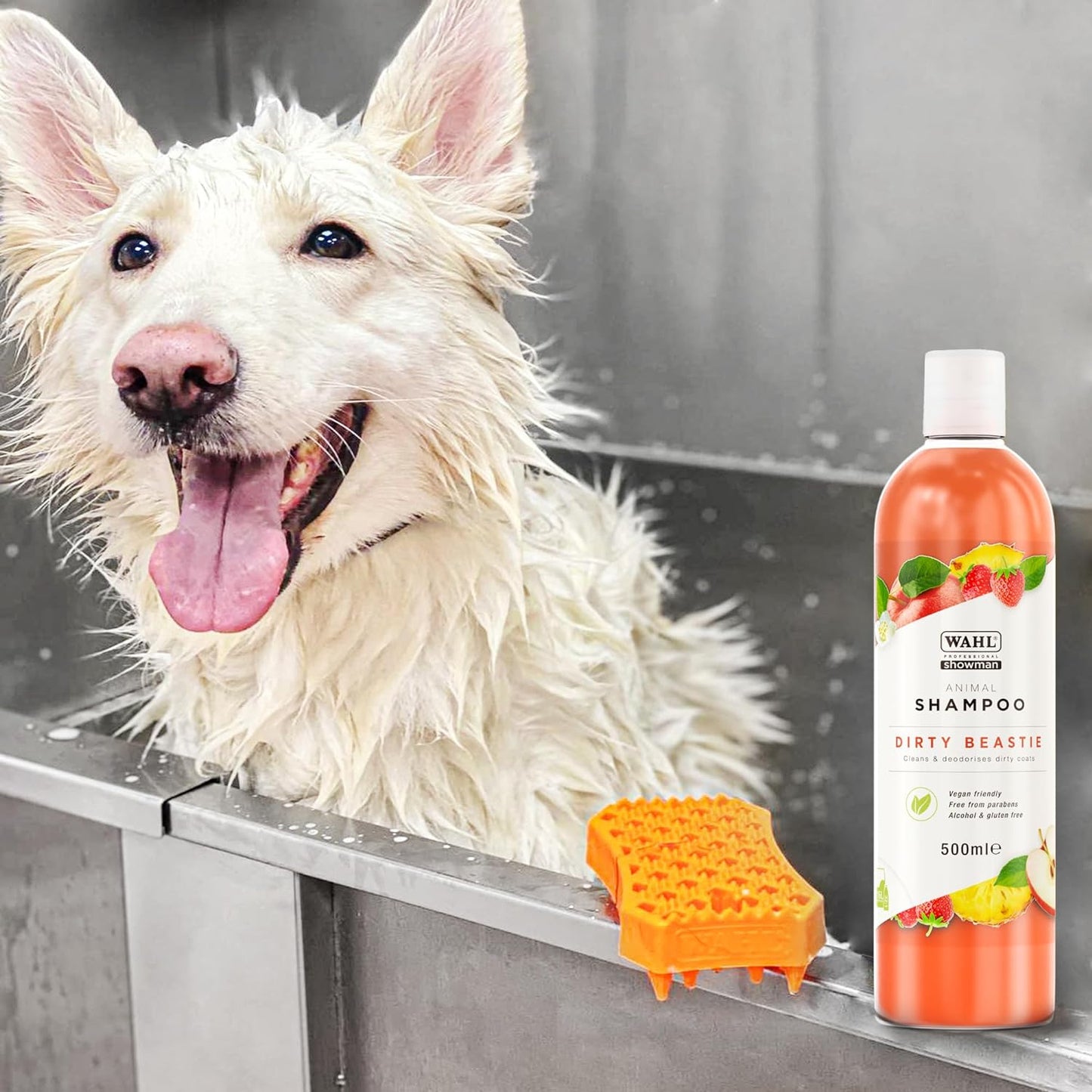 Wahl Mucky Puppy Shampoo, Dog Shampoo, Shampoo for Pets, Gentle Pet Friendly Formula, Sensitive Skin, Shampoo for Young Animals, Ready-to-Use, Remove Dirt.