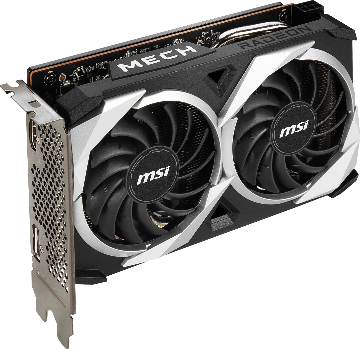 MSI VGA Radeon RX 6500 XT MECH 2X4G OC Gaming Graphics Card, 64-bit Memory, PCI Express 4.0 x4, 18 Gbps Memory Speed, 7680 x 4320 Maximum Resolution - Black