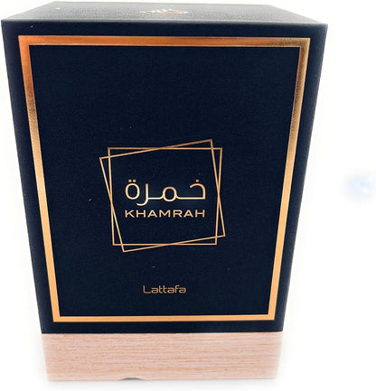 Lattafa Perfumes Khamrah for Unisex Eau de Parfum Spray, 3.4 Ounce