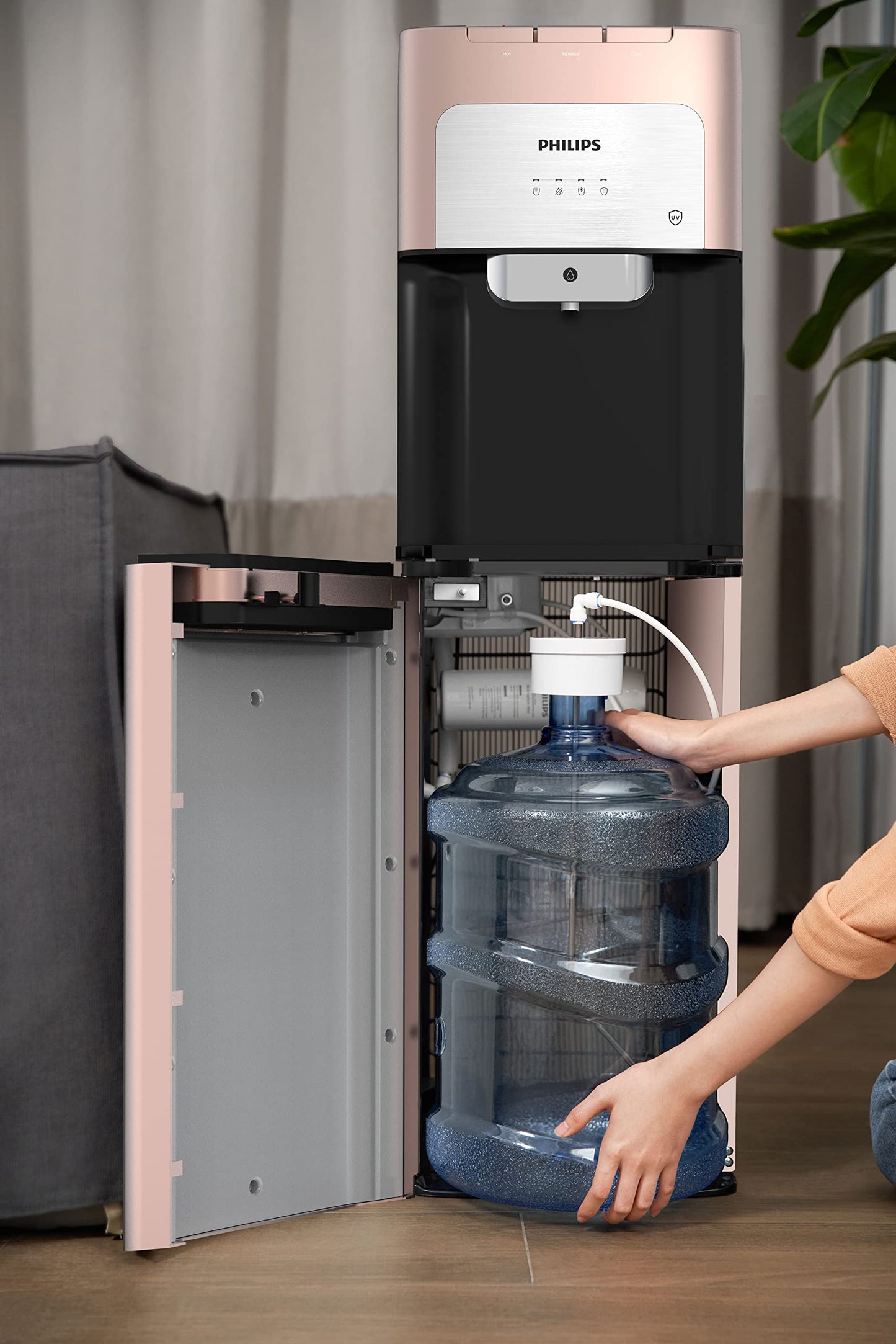 PHILIPS B.L WATER DISPENSER ADD4972RGS/56(ROSE GOLD COLOR)"Min 1 year manufacturer warranty"