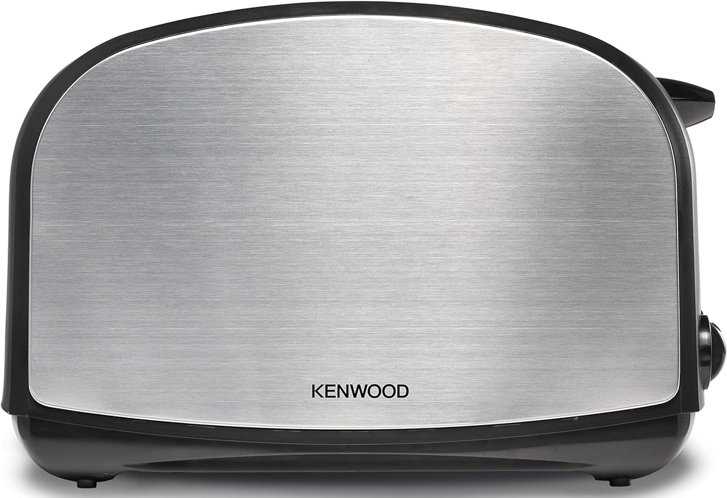 KENWOOD Toaster 2 Slice Bread Toaster with Adjustable Browning Control, Removable Crumb Tray for Easier Cleaning, Automatic Pop Up, Defrost, Warm & Cancel Function TCM02.A0BK Silver/Black