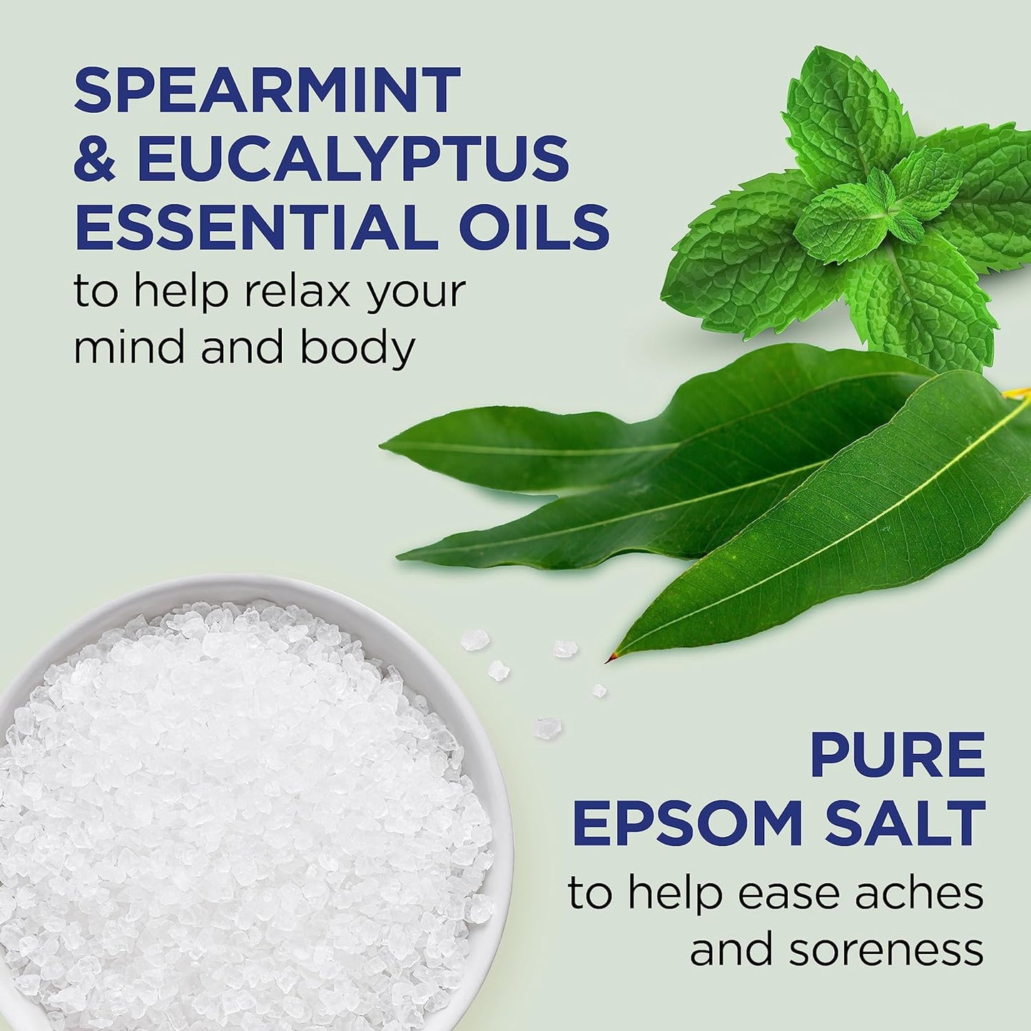 Dr Teal'S Epsom Relax Salt And Relief With Eucalyptus Spearmint, 1.36 KilogRAM