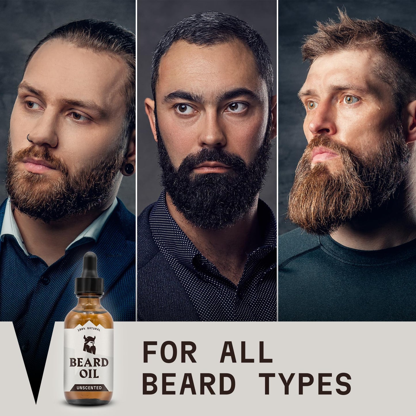 Vanilla Beard Oil (Large 2 oz.) - 100% Natural Beard Conditioner with Organic Tea Tree, Argan, and Jojoba Oil with Vanilla Scent - Softens, Smooths, and Strengthens Beard Growth by Striking Viking