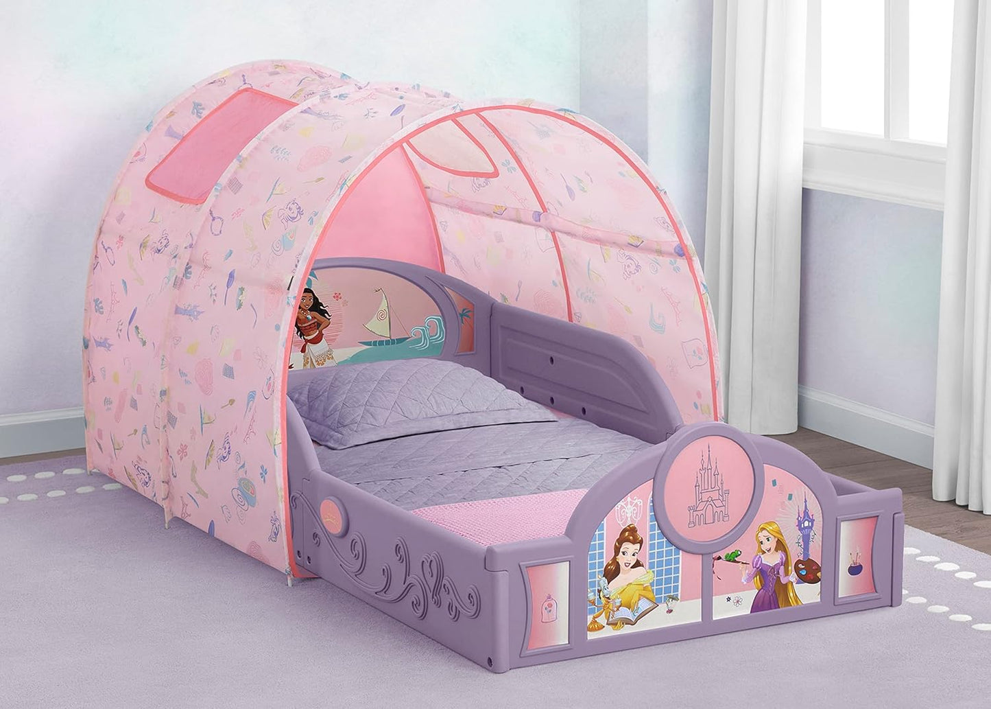 Delta Children Sleep and Play Toddler Bed with Tent