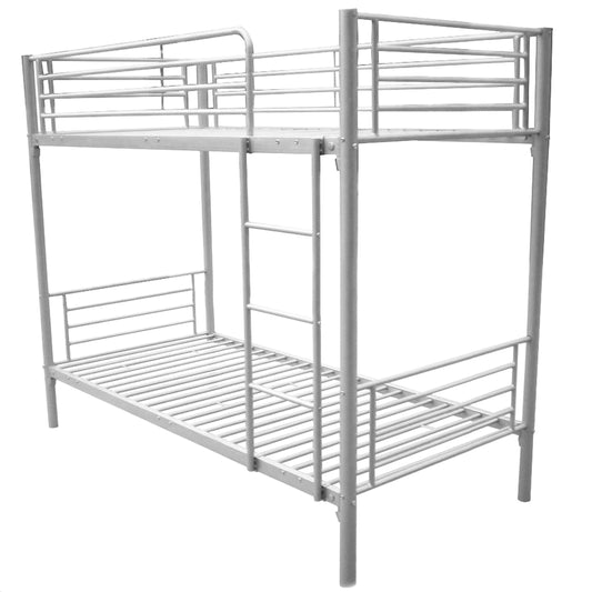 COOLBABY Bunk Bed 100 cm x 190 cm Silver, , Twin