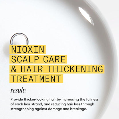 Nioxin System 1 Scalp & Hair Leave-In Treatment, Restore Hair Fullness, Prevent & Relieve Dry Scalp Symptoms, For Natural Hair with Light Thinning, 3.4 oz