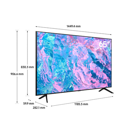 Samsung 55 Inch TV Crystal UHD Crystal Processor 4K Hub - UA55CU7000UXZN (2023 Model)