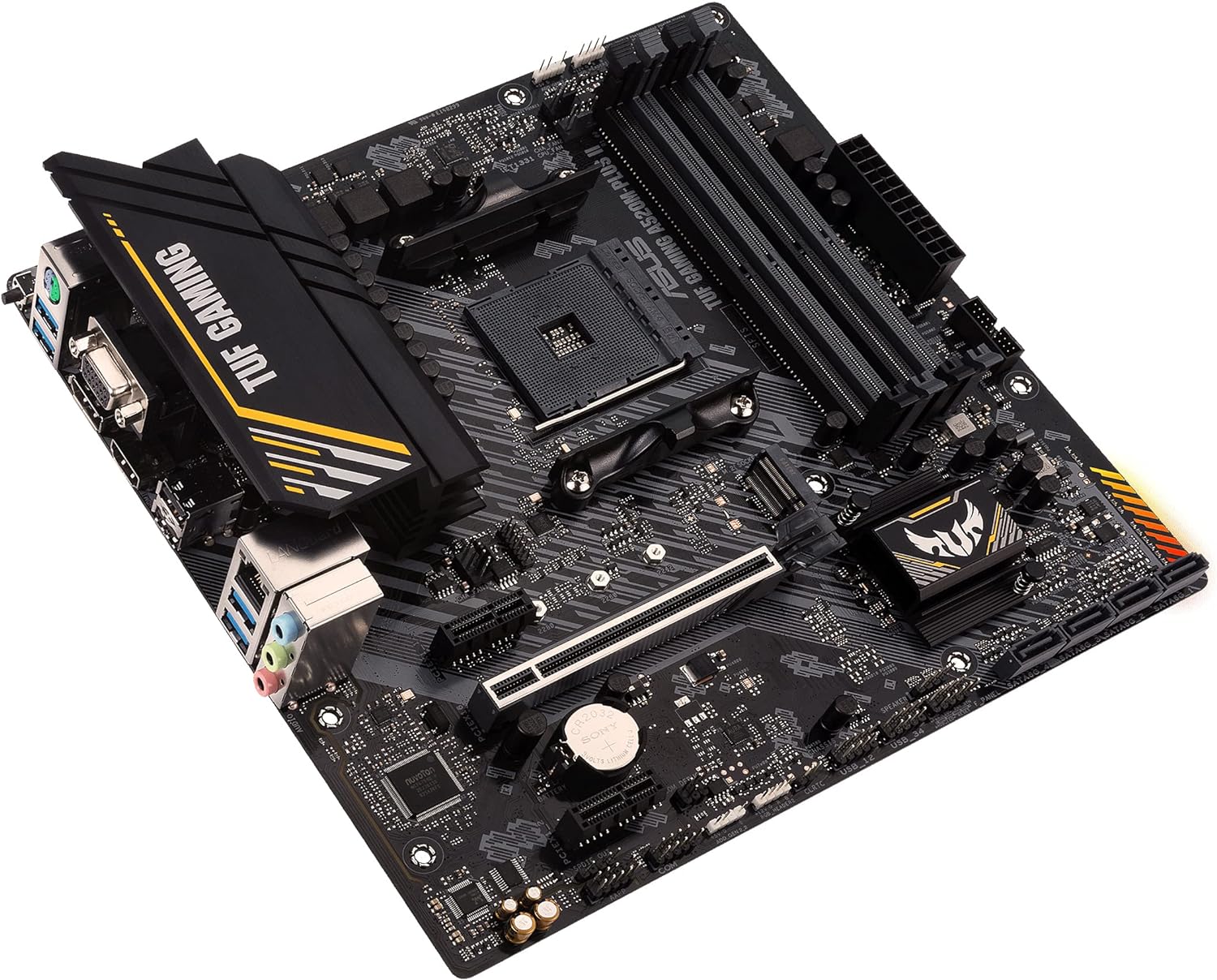 ASUS PRIME A320M-K (AMD A320) AM4 uATX motherboard with LED lighting, DDR4 3200MHz, 32Gb/s M.2, HDMI, SATA 6Gb/s, USB 3.0 - CaveHubs