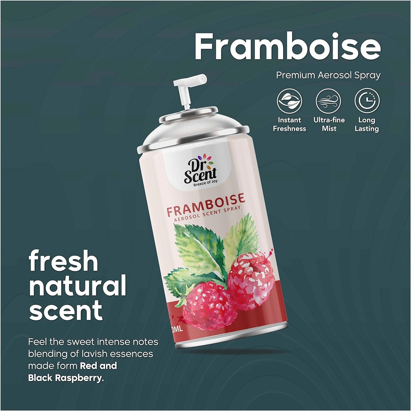 Dr Scent Air Freshener Framboise Aerosol Spray (300ml)