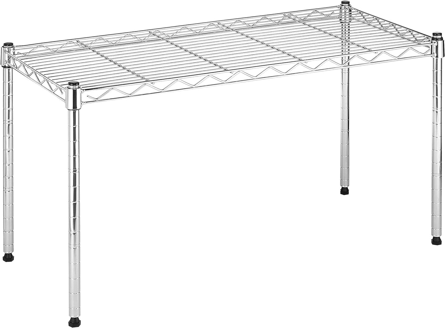 Whitmor Supreme Wide Stacking Shelf - Heavy Duty - Adjustable - Chrome