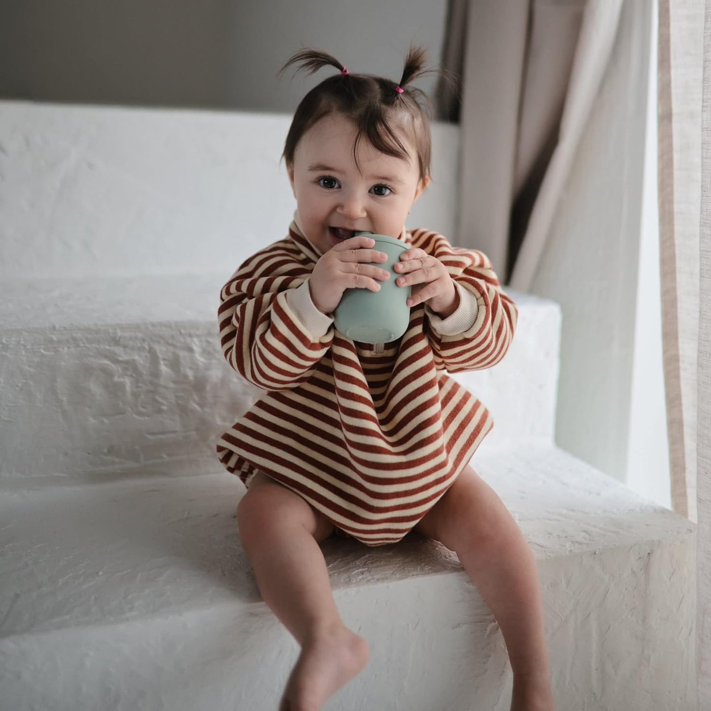 Mushie Silicone Sippy Cup Natural