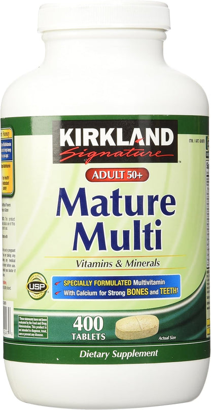 Kirkland Signature Mature Adult Multi Vitamin Tablets - 400 ct