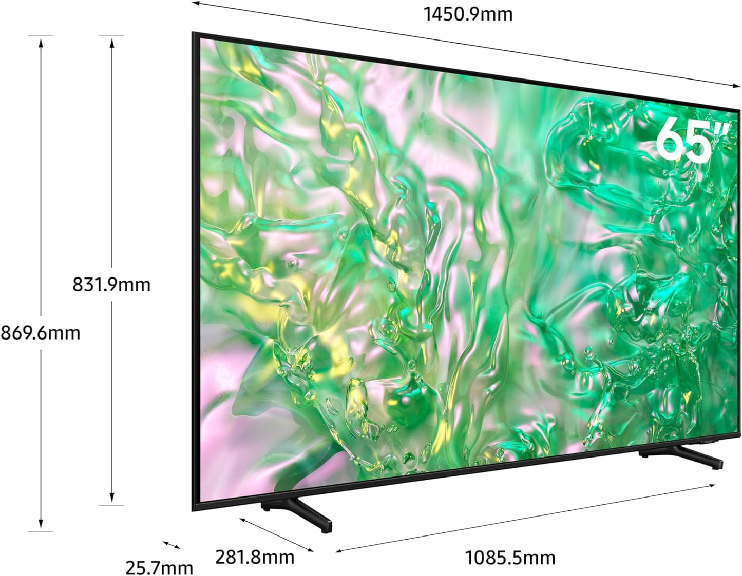 Samsung 55 Inch TV Crystal UHD Crystal Processor 4K Hub - UA55CU7000UXZN (2023 Model)