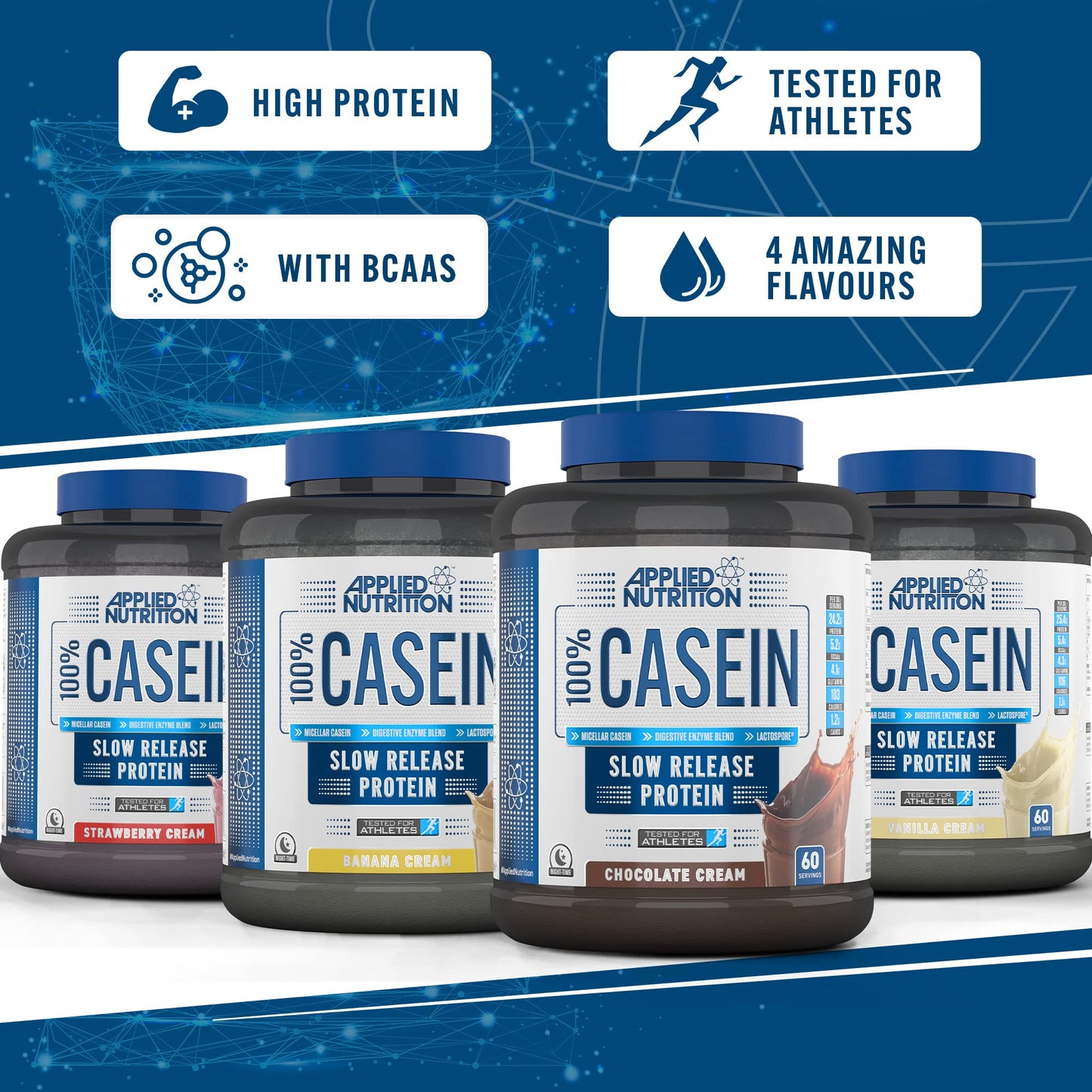 APPLIED NUTRITION Micellar Casein Protein 1.8 kg