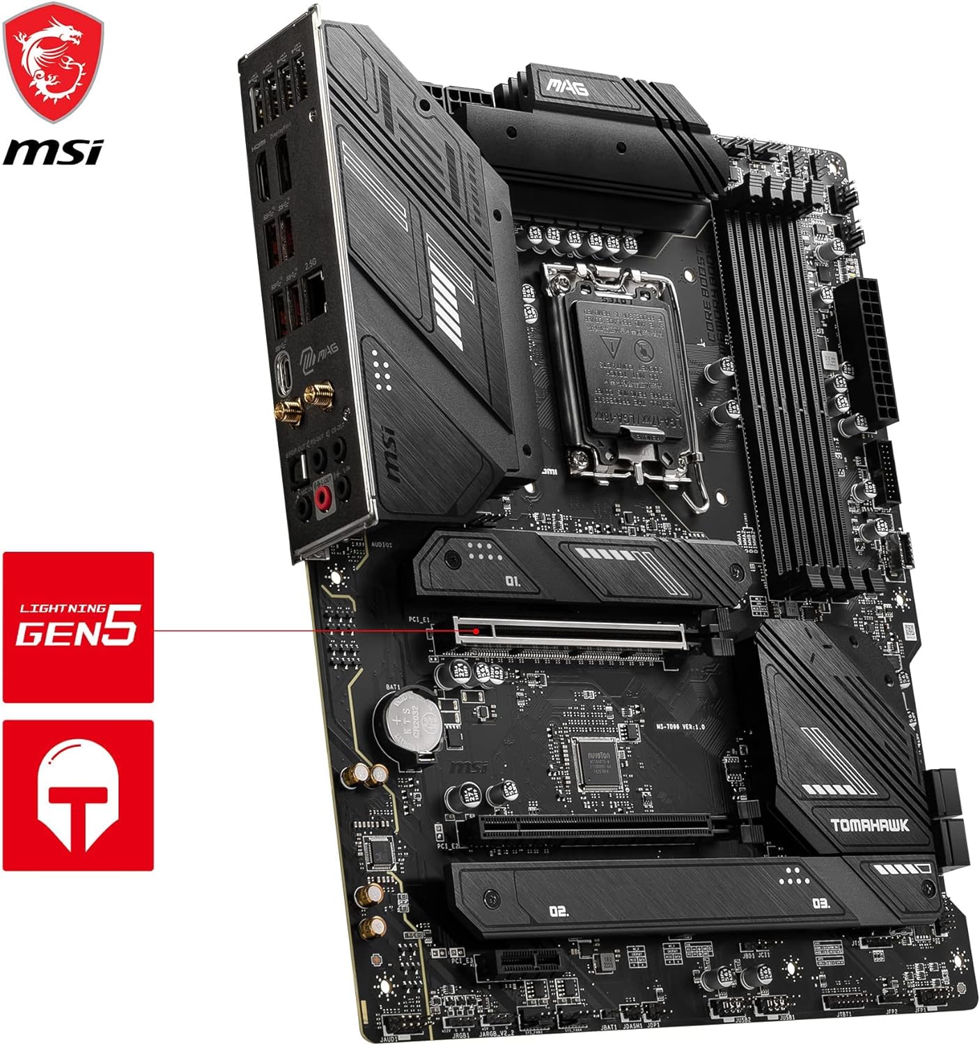 MSI PRO B760-P WIFI DDR4 Motherboard, ATX - Supports Intel 12th & 13th Gen Core Processors, LGA 1700 - DDR4 Memory Boost 5333+MHz/OC, PCIe 4.0 x16 Slots, M.2 Gen4 Slots, 2.5G LAN, Wi-Fi 6E