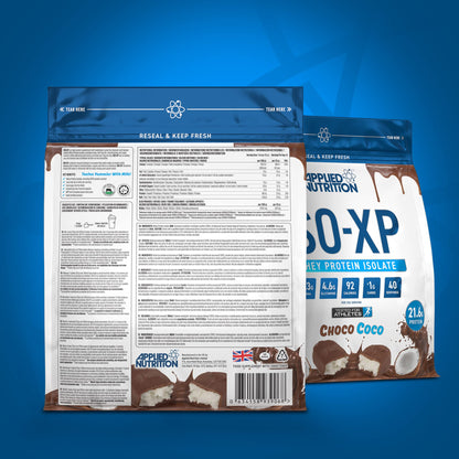 Applied Nutrition ISO XP Whey Isolate - Whey Protein Isolate Powder, ISO-XP Funky Yummy Flavours (1kg - 40 Servings) (Chocolate Bueno)