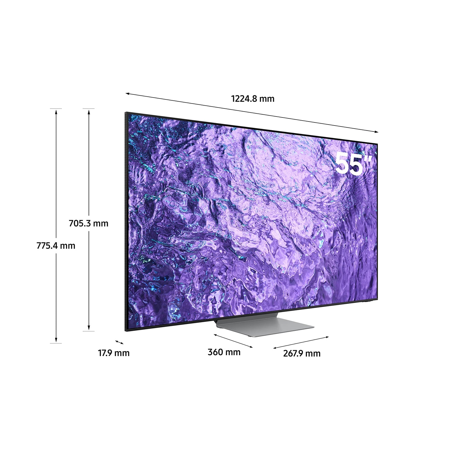 Samsung 55 Inch TV Crystal UHD Crystal Processor 4K Hub - UA55CU7000UXZN (2023 Model)