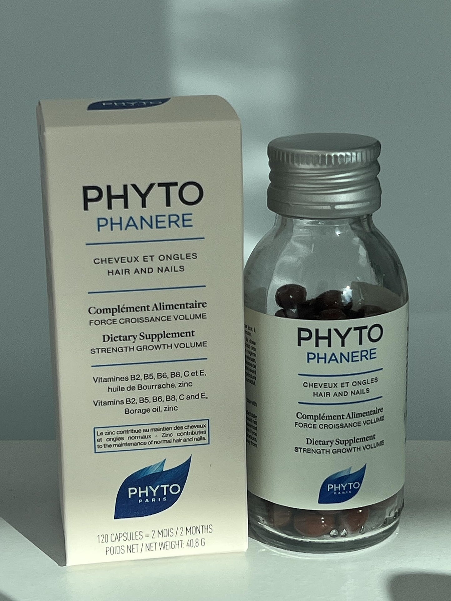 Phyto Phytophanere Capsules for Hair and Nails - 120 Capsule made in italy 100%