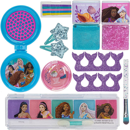 Townley Girl Disney Frozen - Townley Girl Fashion Chain Bag with Peel- Off Nail Polish, Eyeshadow, Hair Accessories, Hair Brush and More, with Rainbow Chain for Girls, Ages 6+