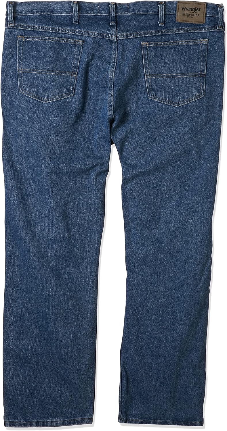 Wrangler mens Classic 5-pocket Regular Fit Cotton Jean jeans