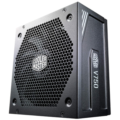 Cooler Master V650 Gold V2 PSU, UK Plug - 650W, 80 PLUS Gold, Fully Modular, ATX Power Supply Unit, Quiet 135 mm FDB Fan, Semi-Fanless Mode, 10-Year Warranty Black Edition