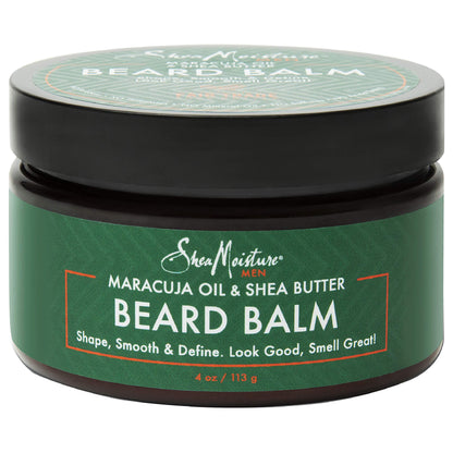 SHEA MOISTURE Sheamoisture Beard Balm for a Full Beard Maracuja Oil and Shea Butter to Soften and Shine Beards 4 oz