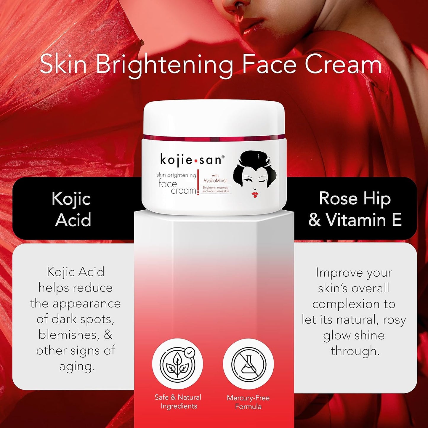 Kojie San 3 x 65G Kojie San Skin Kojic Acid Lightening Soap in Industry-leading Frustration Free Packaging