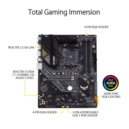 ASUS PRIME B550M-K (AMD B550) (Ryzen AM4) micro ATX motherboard with dual M.2, PCIe 4.0, 1 Gb Ethernet, HDMI/D-Sub/DVI, SATA 6 Gbps, USB 3.2 Gen 2 Type-A