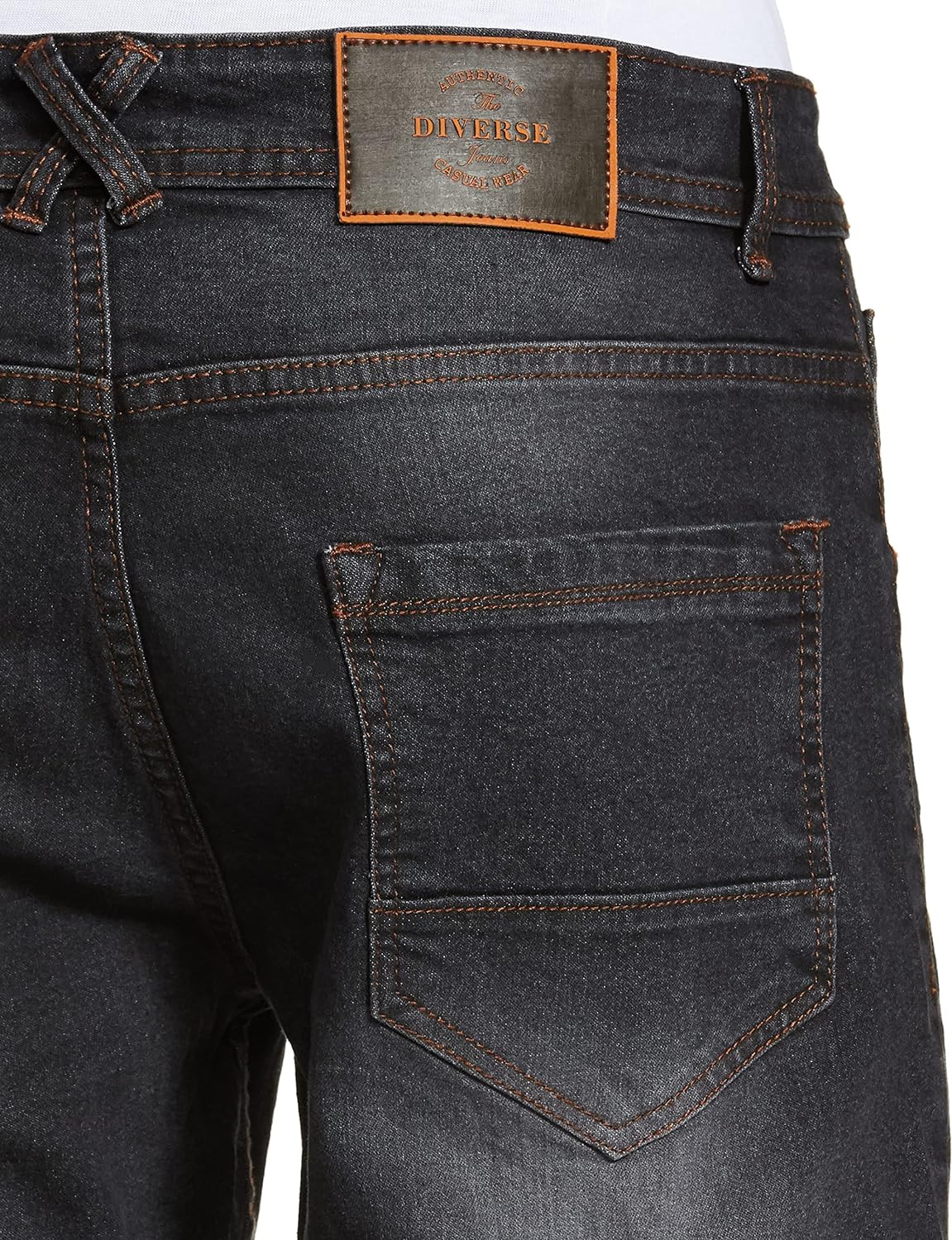 DIVERSE Men's Slim Fit Jeans