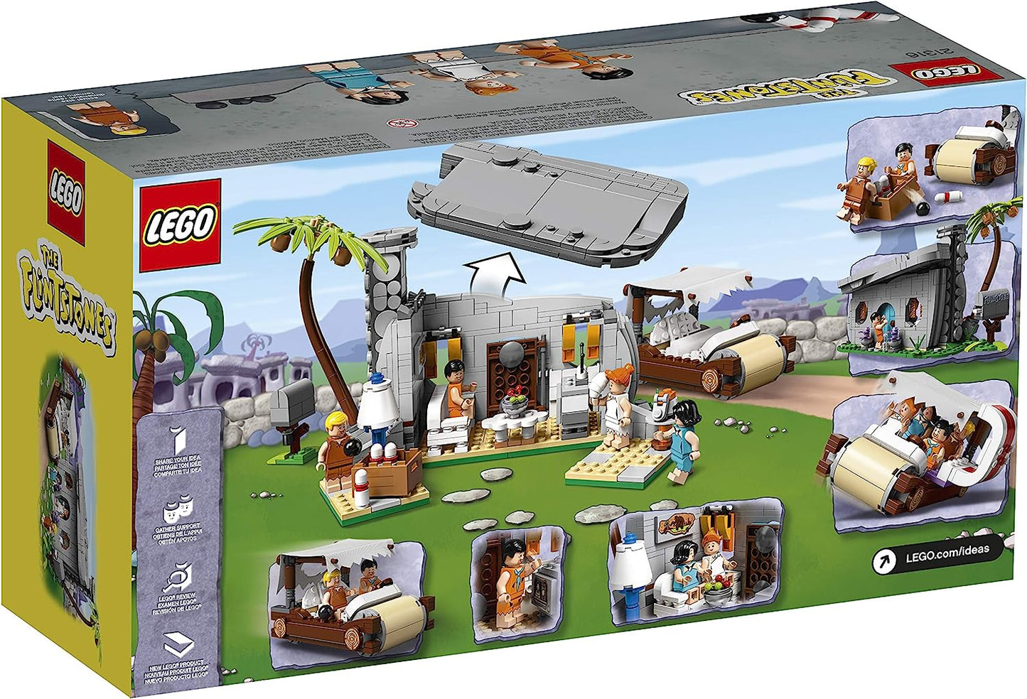 LEGO Ideas 21316 The Flintstones Building Kit (748 Pieces)