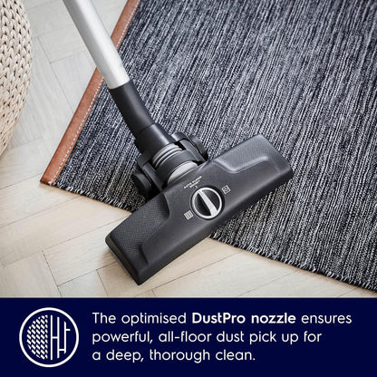 Electrolux 2200W Canister Bagless Vacuum Cleaner, Quiet Operation & Powerful Suction, Clean Air Filtration with Allergyplus Filter, Easy Empty, Best for Pet Hair, Carpet, Tile, Hard Floor, ZSPC2000