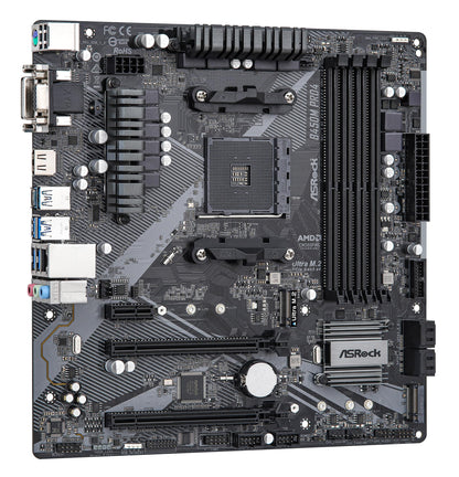 Asrock B450M Pro4 R2.0 AMD B450 Socket AM4 micro ATX