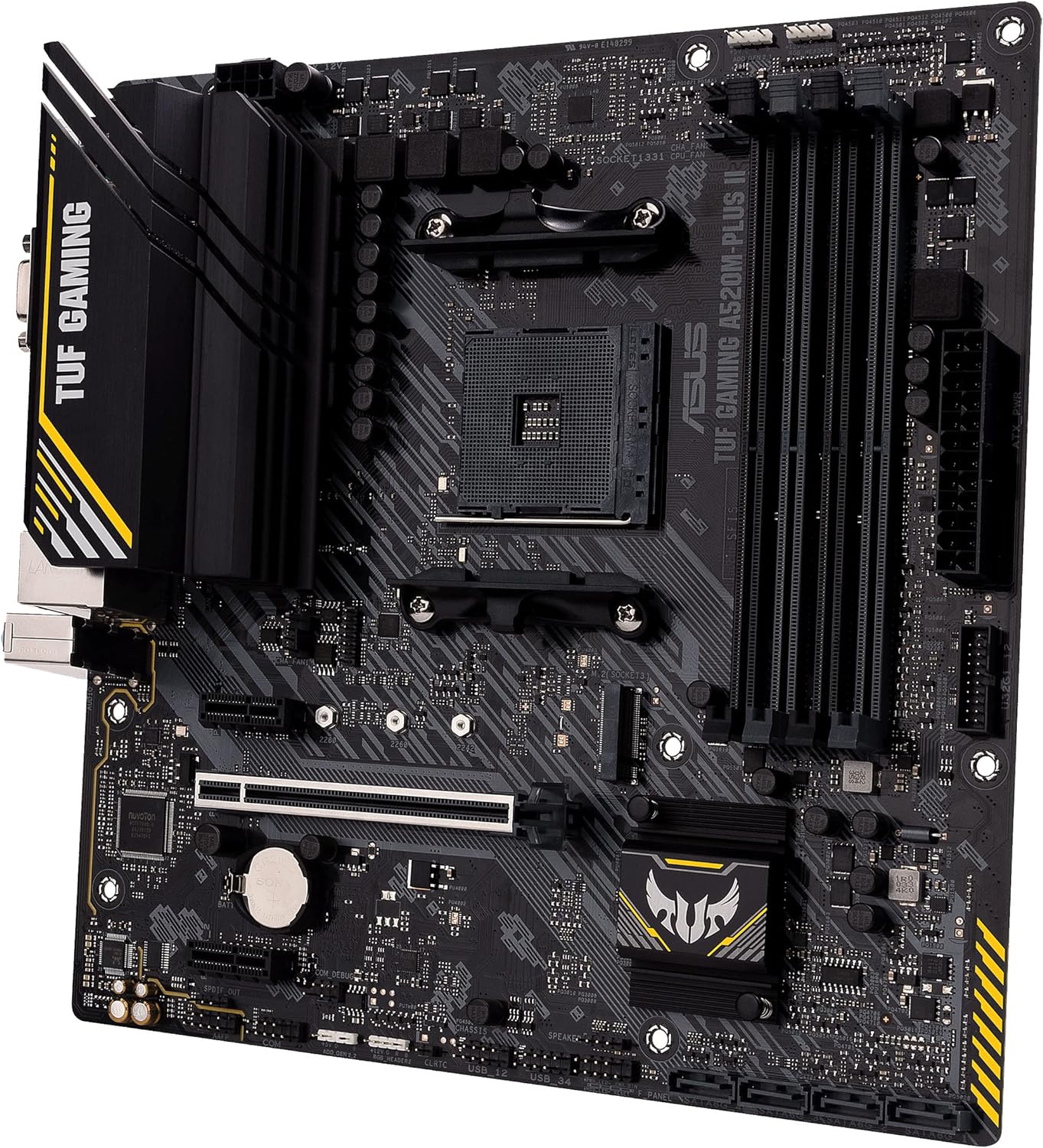 ASUS PRIME A320M-K (AMD A320) AM4 uATX motherboard with LED lighting, DDR4 3200MHz, 32Gb/s M.2, HDMI, SATA 6Gb/s, USB 3.0 - CaveHubs