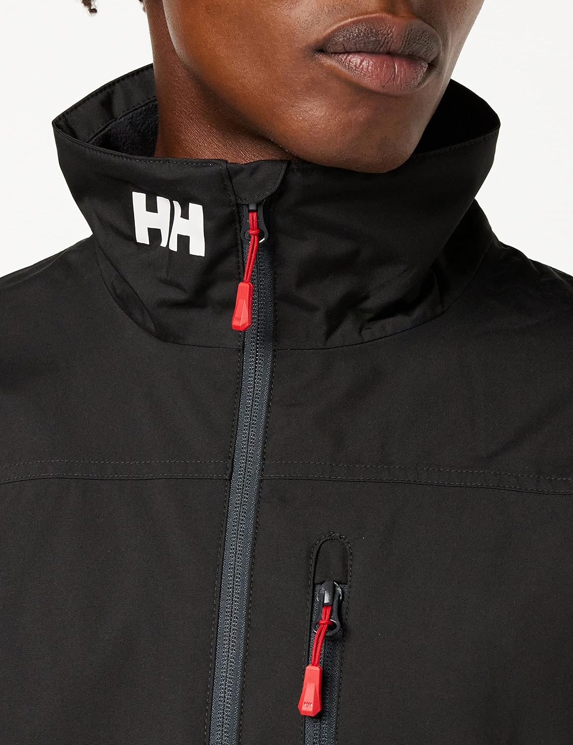 Helly-Hansen Men's Crew Midlayer Waterproof Sailing Jacket Crew Midlayer Fleece Lined Waterproof Windproof Rain Jacket