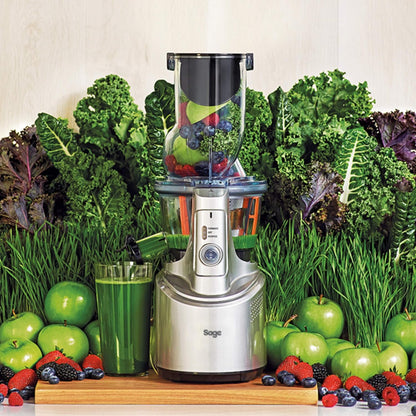 Sage The Big Squeeze Juicer, Brushed Stainless Steel, SJS700SIL