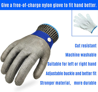 Cut Resistant Butcher Safety Work Glove Old